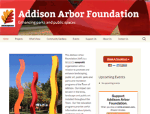 Tablet Screenshot of addisonarbor.org